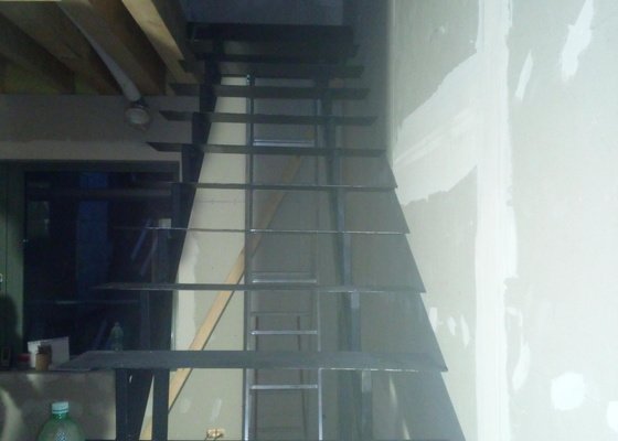 Výroba a montáž ocel schodiště