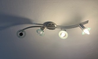 Výměna osvětlení v bytě - stav před realizací