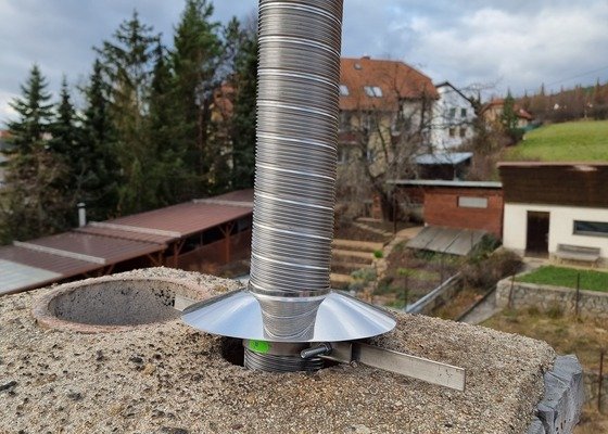 Vyvložkování komína pro kondenzační kotel
