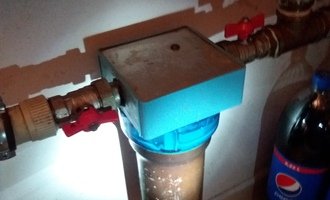 Výměna filtru na pitnou vodu RAINFRESH - stav před realizací