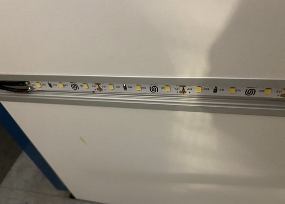 Oprava LED osvětlení kuchyňské linky