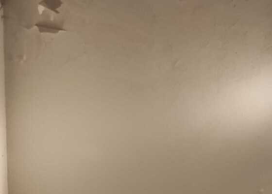 Oprava stropu v koupelně + výměna světla a ventilátoru