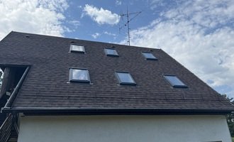 Výměna střešní krytiny poloviny střechy (80m2)