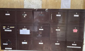 Oprava domovní poštovní schránky - stav před realizací