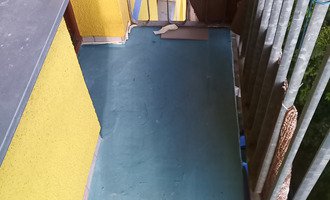 Vydláždění balkonu - stav před realizací