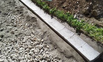 Oprava betonového dvorku - nový povrch