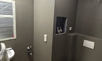 Rekonstrukce koupelny Frýdek-Místek betonová stěrka