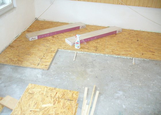 Provedení dřevěné podlahy