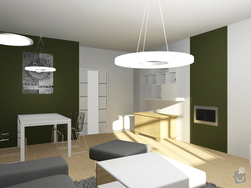 Modernizace obývacího pokoje v barvě khaki: Byt_Pristavni_obyvak_14
