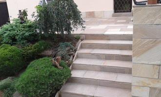 Přírodní kámen - terasa, schody