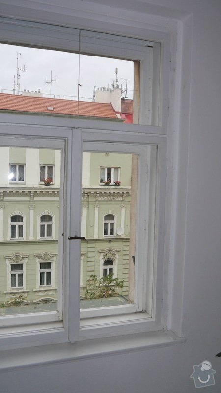 Oprava špaletových oken, těsnění: P1050585