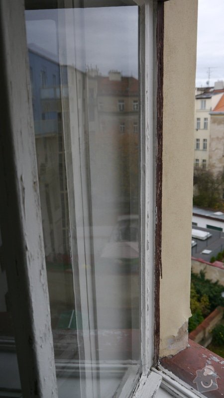 Oprava špaletových oken, těsnění: P1050592