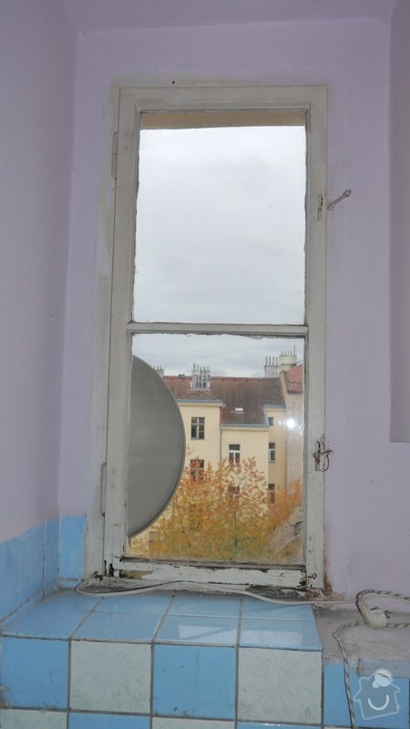 Oprava špaletových oken, těsnění: P1050598