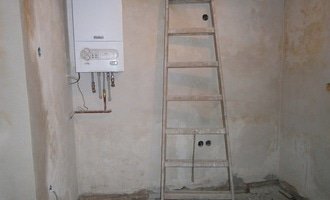 Rekonstrukce koupelný - voda+plyn+topení