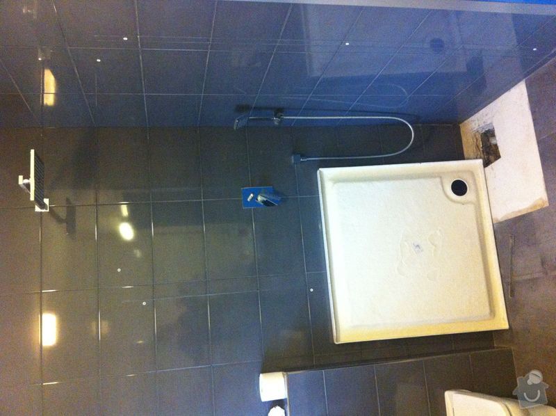 Instalatérské práce, sprchový kout 2x, vana 1x, opravy a nové instalce: SprchKout-koupelna-1