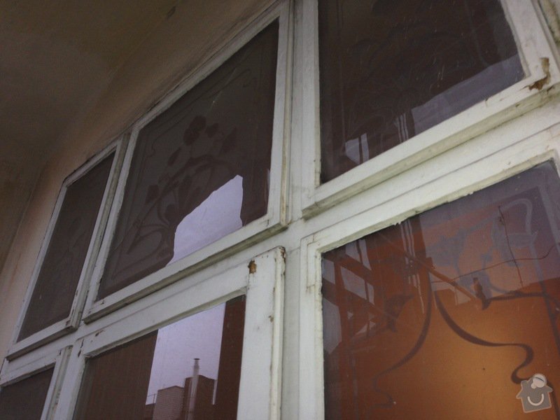 Renovace ramov balkonovych vitrazi, dum z roku 1901 na Prahe 7: IMG_1970