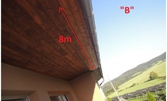 Oprava podbiti strechy + ochrana proti ptakum - stav před realizací