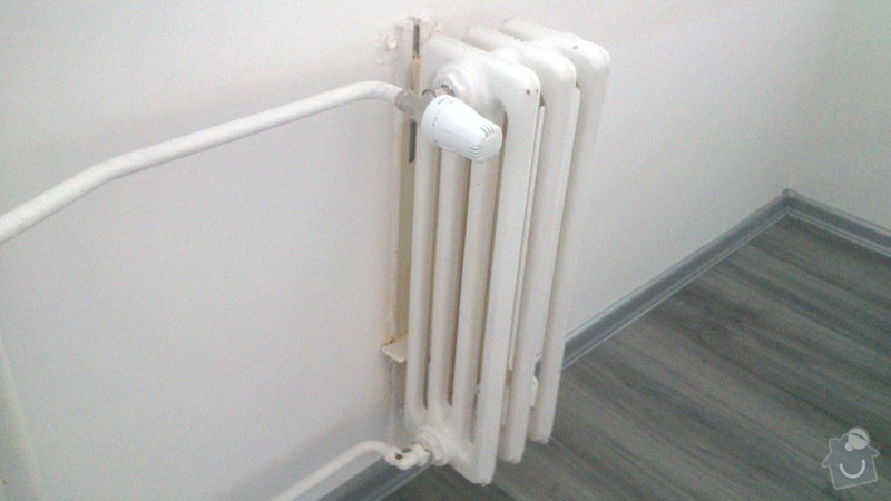 Výměna radiátoru v bytě.: odstraneni-detail