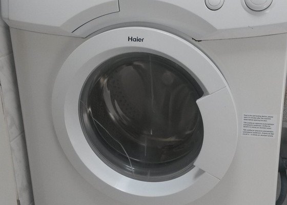 Oprava pračky - Haier - stav před realizací