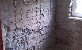 Rekonstrukce koupelny+WC+chodby