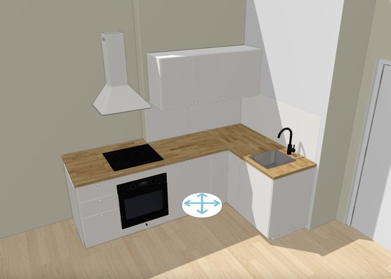 Pracovní deska a instalace kuchyně IKEA
