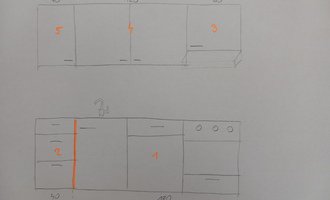 Montáž nové kuchyně IKEA v panelovém bytě - stav před realizací