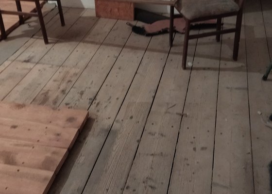 Dokončení/Oprava dřevěné podlahy