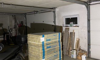 Zateplení stropu vyšky 2,5m v garáži o ploše cca 70m2