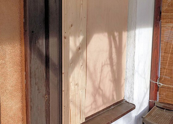 Zasklení dřevěného okenního rámu, 2 skla