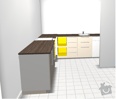 Montáž a instalace kuchyně Ikea: kuchyne_celo