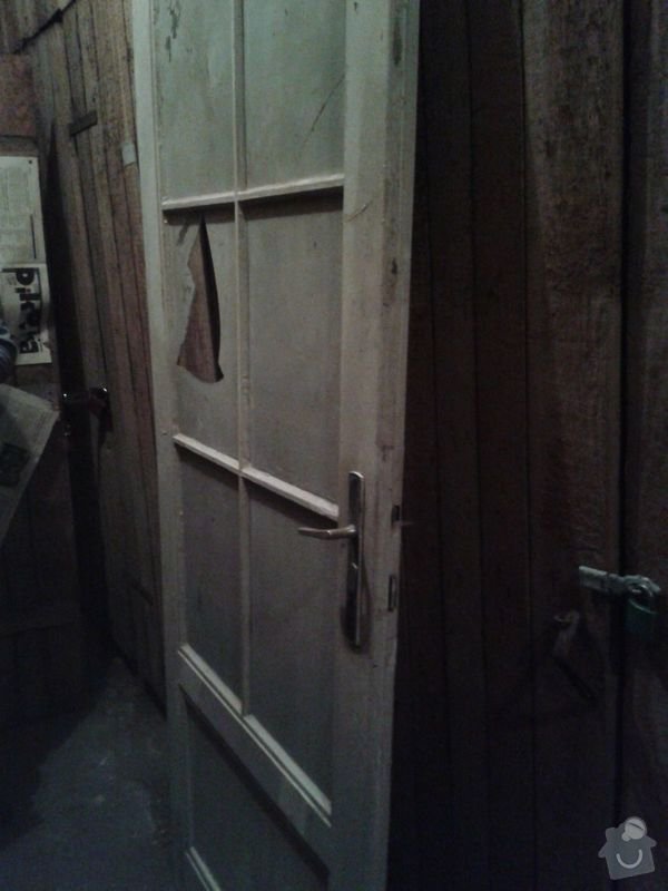 Renovace starých interiérových dřevěných dveří: 20140819_185841