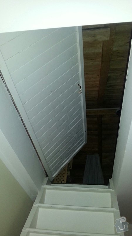 Těsnící (tepelně izolační) dveře na půdů: Dvere_na_pudu