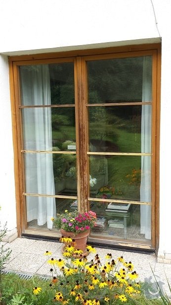 Lakýrnické práce, okno, vchodové dveře, francouzské dveře: 20140906_174731