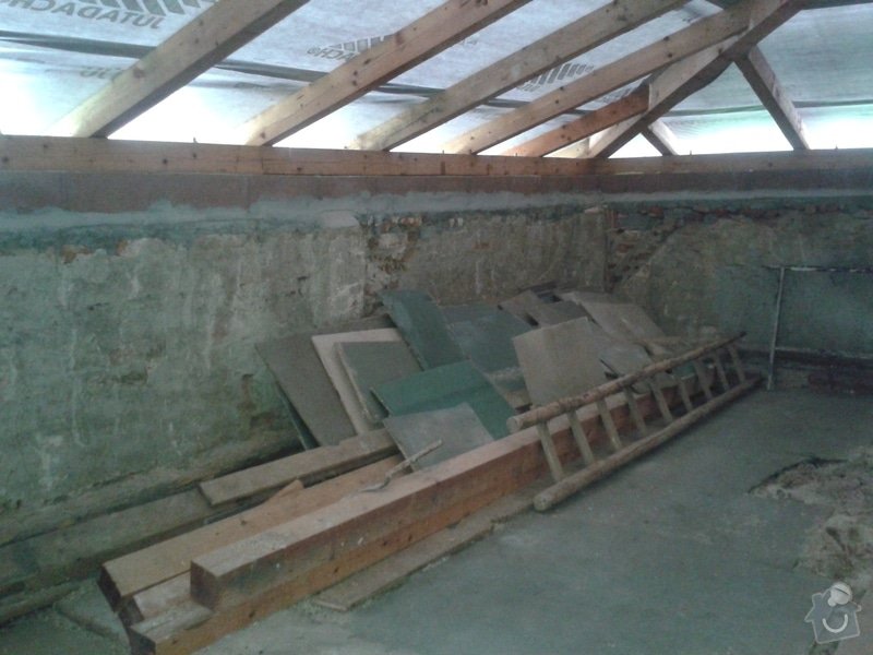 Rekonstrukce stanové střechy rodinného domu: 20140724_180008