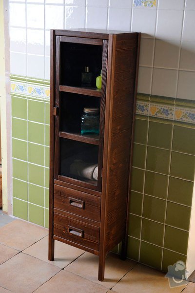 Výroba koupelnového nábytku: skrinka_vysoka