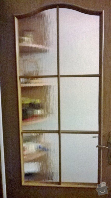 Zasklení dveří v bytě: dvere