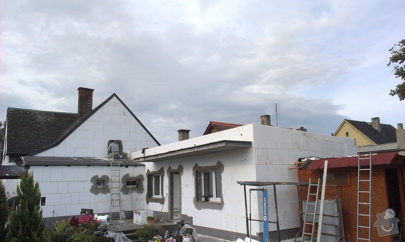 Zhotovení zateplovací fasády rodinného domu.: IMAG0822