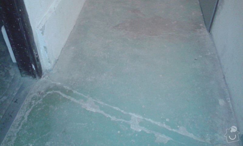 Vyrovnání a natření betonové podlahy: 20141021_152927