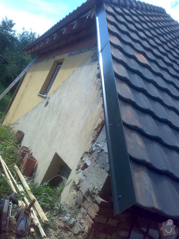 Dokončení střechy na RD: 22082014362