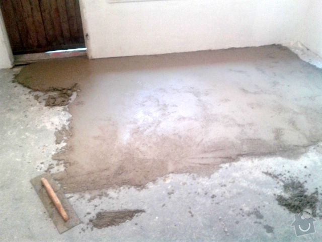 Vyrovnani betonove podlahy: 20141029_115422