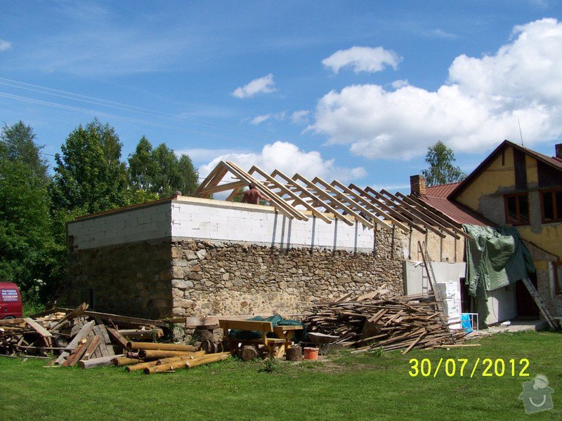 Zateplení systém ECORAW , střecha na stodole: 100_1732