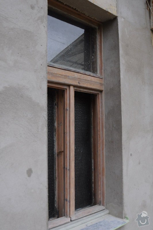 Renovace špaletových oken, vložení izolačních skel: 02b
