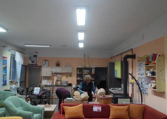 Rekonstrukce osvětlení prodejny s nábytkem