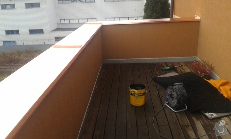 Oprava atiky - oplechování balkonové zdi: 20141121_094333