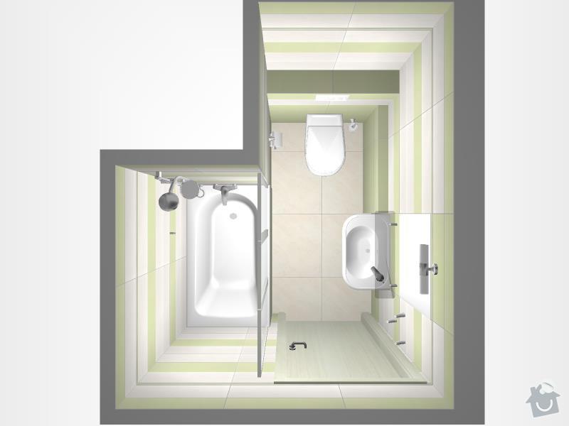 Kompletní rekonstrukce koupelny: 3D-01