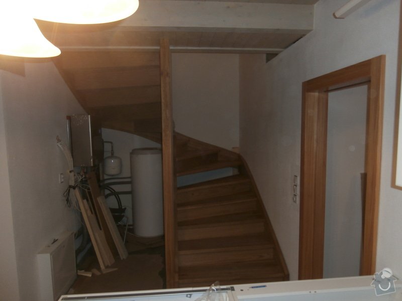 Truhlářské práce - schody dub: PB170440