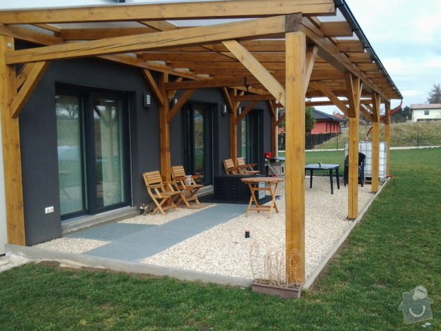 Výroba dřevěné terasy 50 m2: aktualni-stav