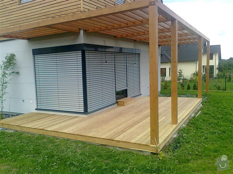 Výroba dřevěné terasy 50 m2: vzor2