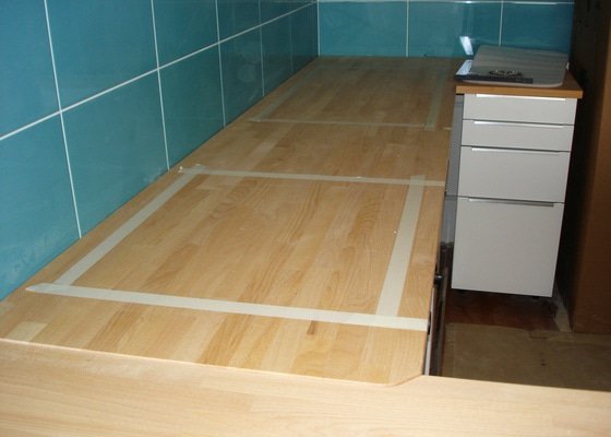 Instalace kuchyně Ikea - stav před realizací