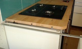 Instalace kuchyně Ikea - stav před realizací